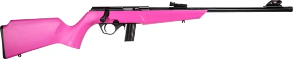 ROSSI RB22 COMPACT 22LR BOLT - 16.5" PINK SYNTHETIC
